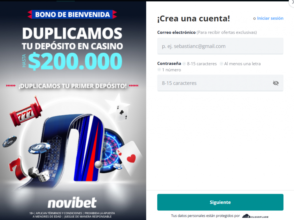 Novibet Casino Chile